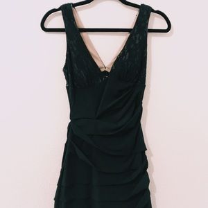 Black cocktail dress